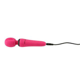 Swan | PalmPower® Groove Mini Wand Massager (Pink) with USB charging cable