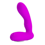 Full rear view of Piper Double-Sided Pulsating & Vibrating Prostate Massager | Pretty Love - Purple  