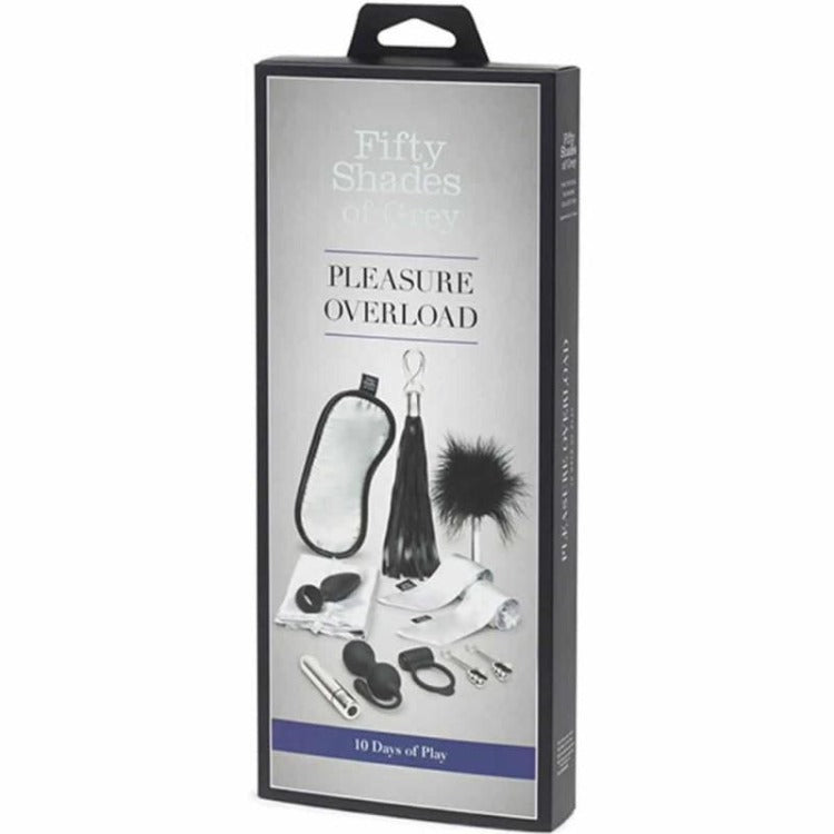 Product packaging of Pleasure Overload 10 Days of Play Gift Set | Fifty Shades of Grey