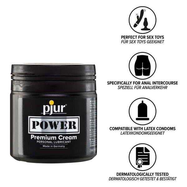 Power Premium Cream Lubricant (150ml) | Pjur product specifications 