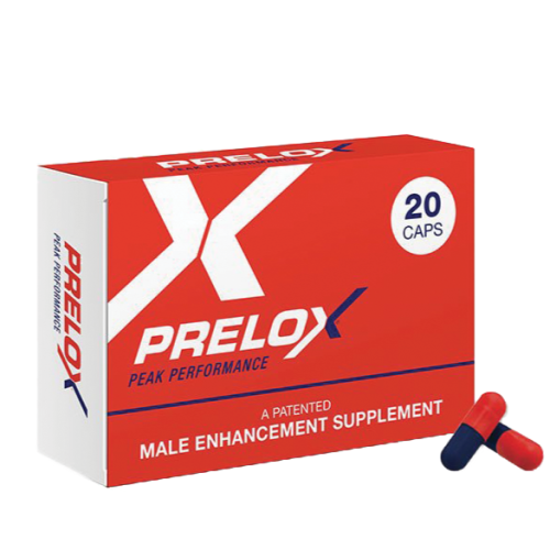 Full view of Prelox Peak Performance Male Enhancement Supplement | Lamelle - 20 Caps
