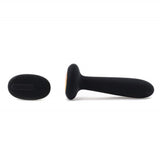 Side view of Primo G-Spot & Anal Remote-Controlled Warming Vibrator | Svakom - Black with remote 