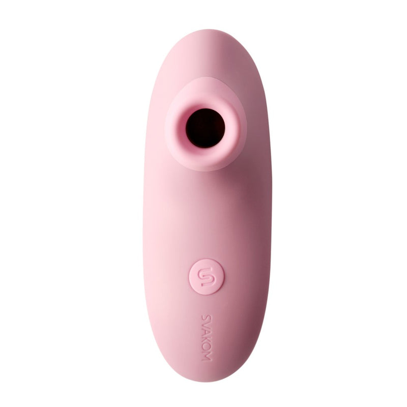 Front view of Pulse Lite Neo Interactive Suction Stimulator | Svakom (Pale Rosette)