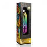 Product packaging of RO-80mm 7 Speed Rainbow Bullet Vibrator | Rocks-Off