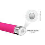 Power button on Randolph 16,7cm Long Bullet Vibrator | Pretty Love - Pink
