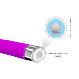 Power button of  Randolph 16,7cm Long Bullet Vibrator | Pretty Love - Purple 