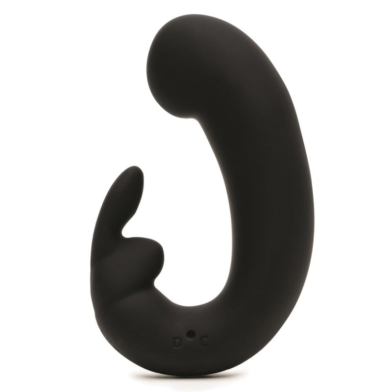 Side view of Sensation Rechargeable G-Spot Rabbit Vibrator | Fifty Shades