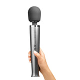 Rechargeable Vibrating Massager | Le Wand - Grey in hand 