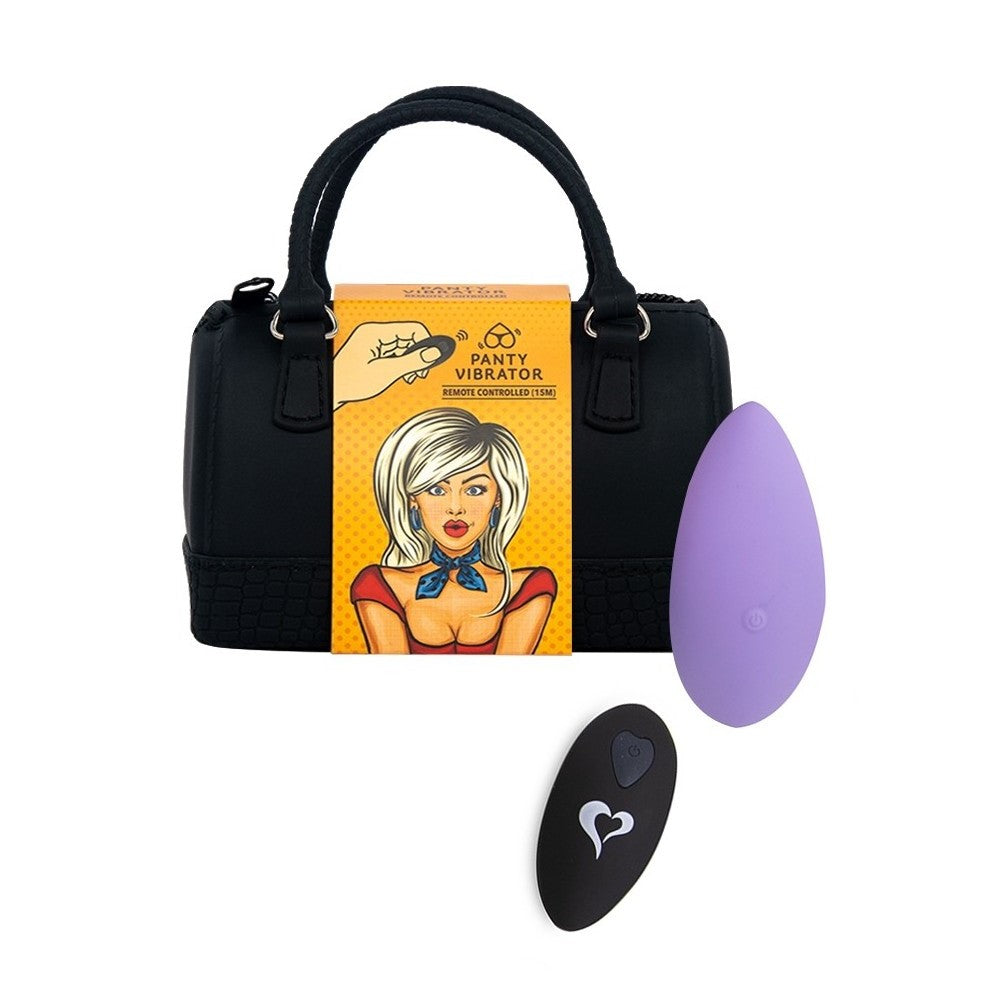 Full view of Remote Controlled Panty Vibrator | FeelzToys- Purple 