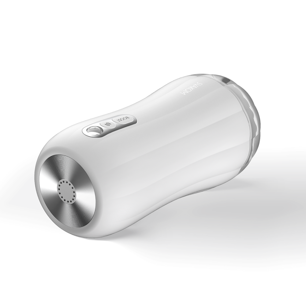 Base view of  Robin Powerful Vibrating Masturbator | Svakom - White 