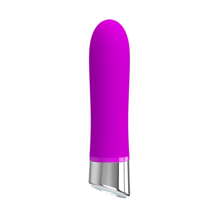 Side view of Sampson Rounded Bullet Vibrator | Pretty Love - Purple 
