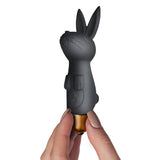 Hand holding Bunny Vibrator in Silhouette Dark Desires Kit | Rocks-Off