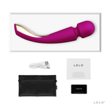 Packaging contents of Smart Wand 2 | Lelo - Large/Deep Rose