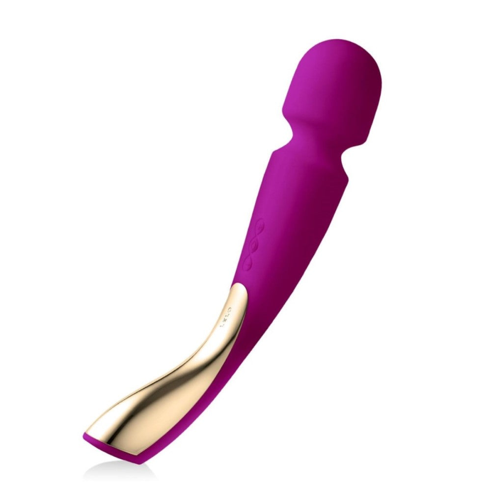 Full view of Smart Wand 2 | Lelo - Large/Deep Rose