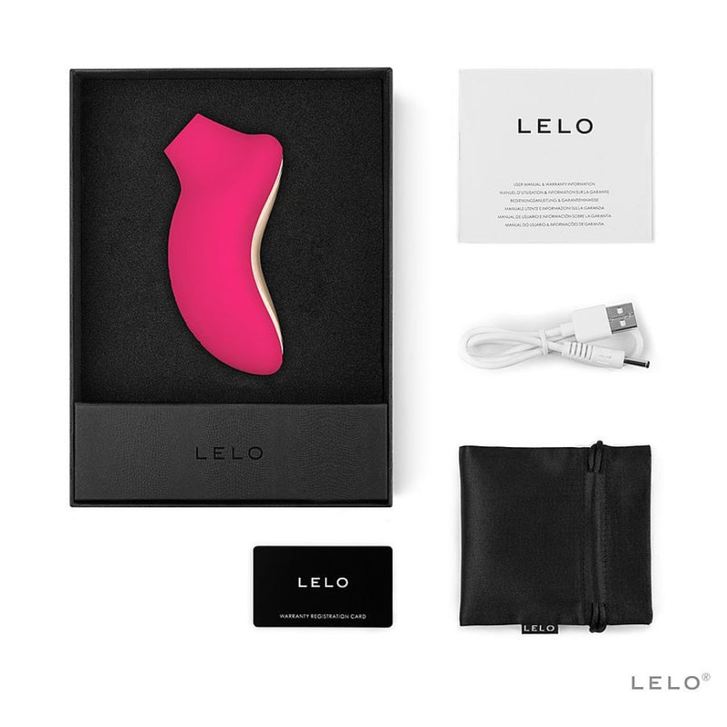 Packging inserts of Sona 2 Cruise Sonic Clitoral Massager | Lelo - Cerise