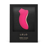 Sona 2 Cruise Sonic Clitoral Massager | Lelo - Cerise in product packaging 