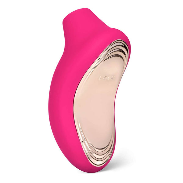 Front view of Sona 2 Sonic Clitoral Massager | Lelo  - Cerise 