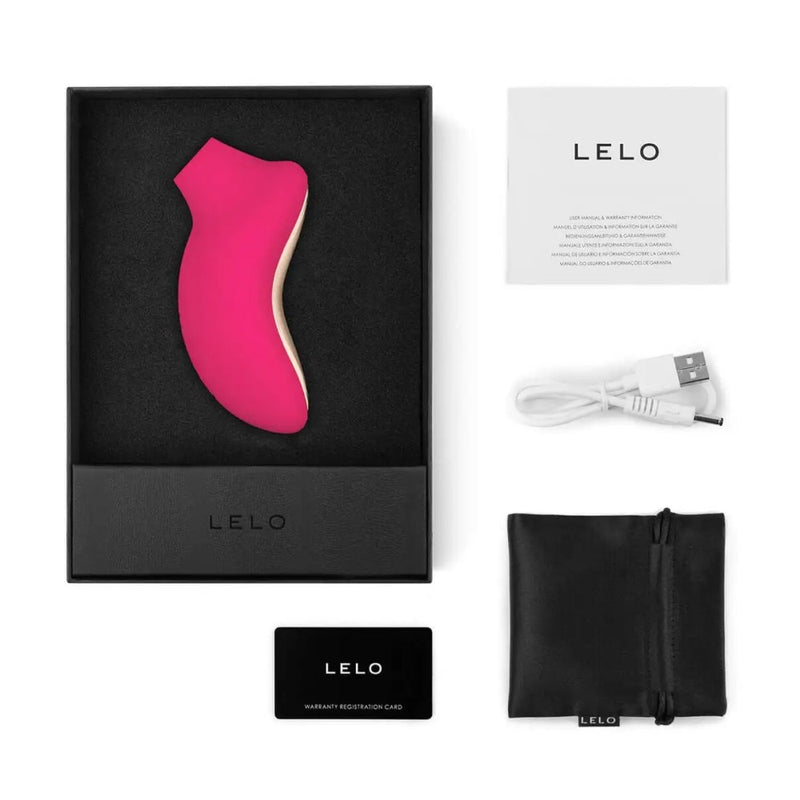 Packaging inserts of Sona 2 Sonic Clitoral Massager | Lelo - Cerise 