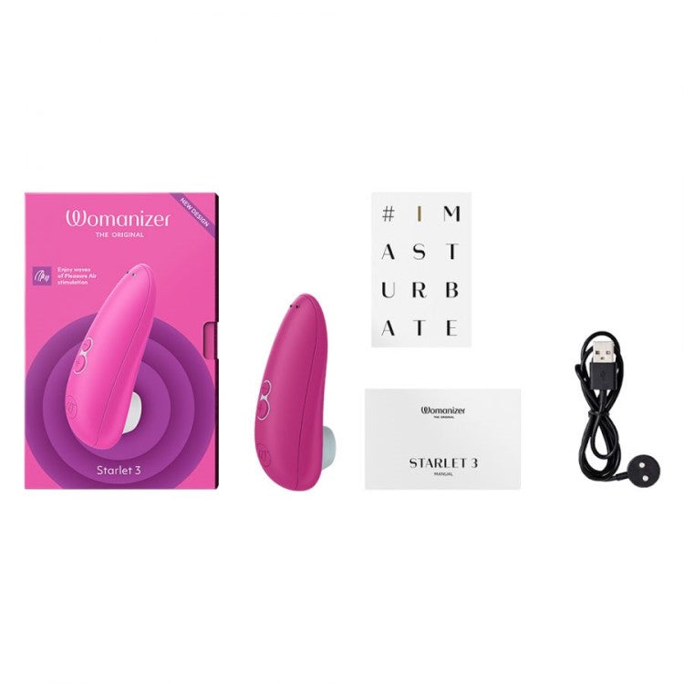 Product packaging inserts of Starlet 3 Clitoral Stimulator | Womanizer - Pink 