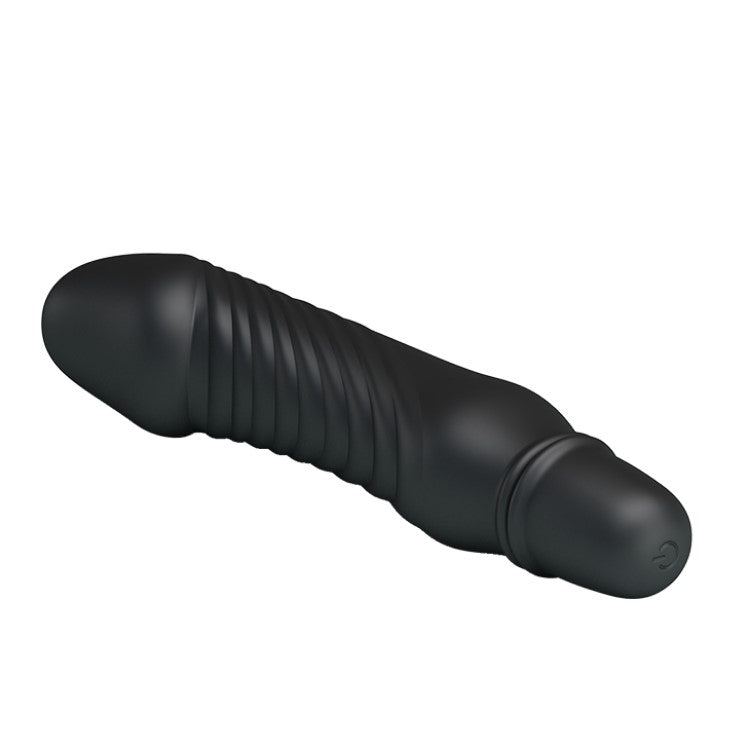 Side view of Stev Penis Shaped Bullet Vibrator | Pretty Love - Black 