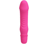 Full view of Stev Penis Shaped Bullet Vibrator | Pretty Love - Cerise Pink 