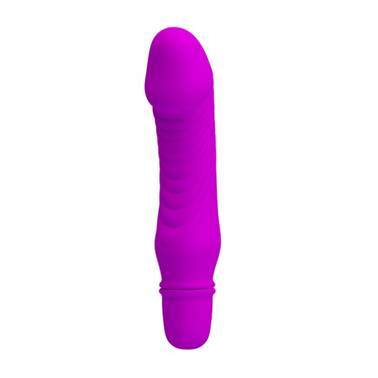 Side view of Stev Penis Shaped Bullet Vibrator | Pretty Love - Purple 