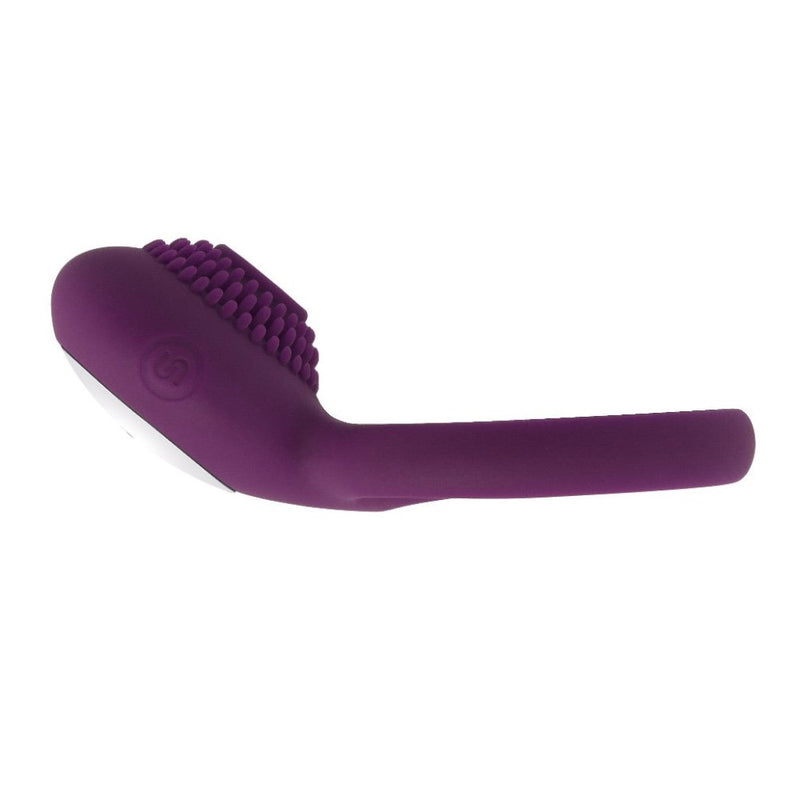 Side view of Tammy Double Ring Couples Vibrator | Svakom - Violet 