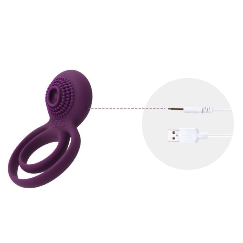 Charging Accessory of Tammy Double Ring Couples Vibrator | Svakom - Violet   