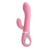 Ternence Rotating Rabbit Vibrator | Pretty Love - Pink - Vibrating GIF 