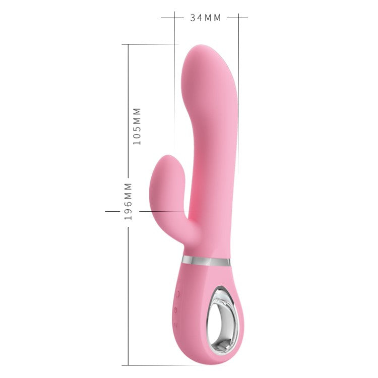 Dimensions of Ternence Rotating Rabbit Vibrator | Pretty Love - Pink