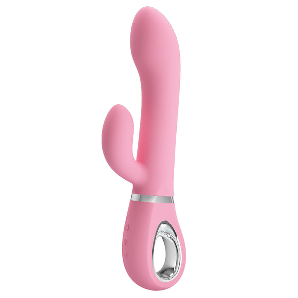 Full view of Ternence Rotating Rabbit Vibrator | Pretty Love - Pink 