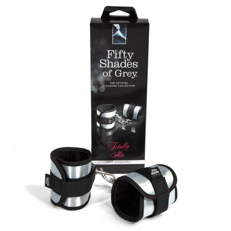 Totally His Soft Handcuffs | Fifty Shades - Product Packaging. 