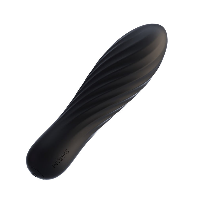 Side view of Tulip Powerful Bullet Vibrator | Svakom - Black