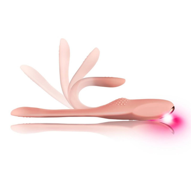 Motion view of Two-Vibe Couples Vibrator | Rocks-Off - Pink 