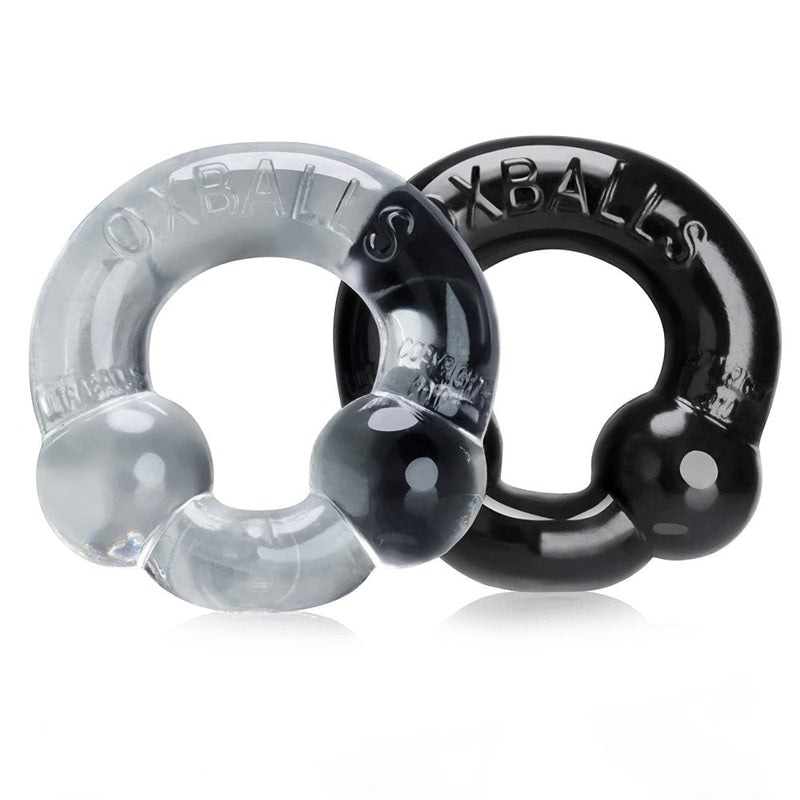 Ultraballs (2 Pack) | Oxballs - Black and Clear