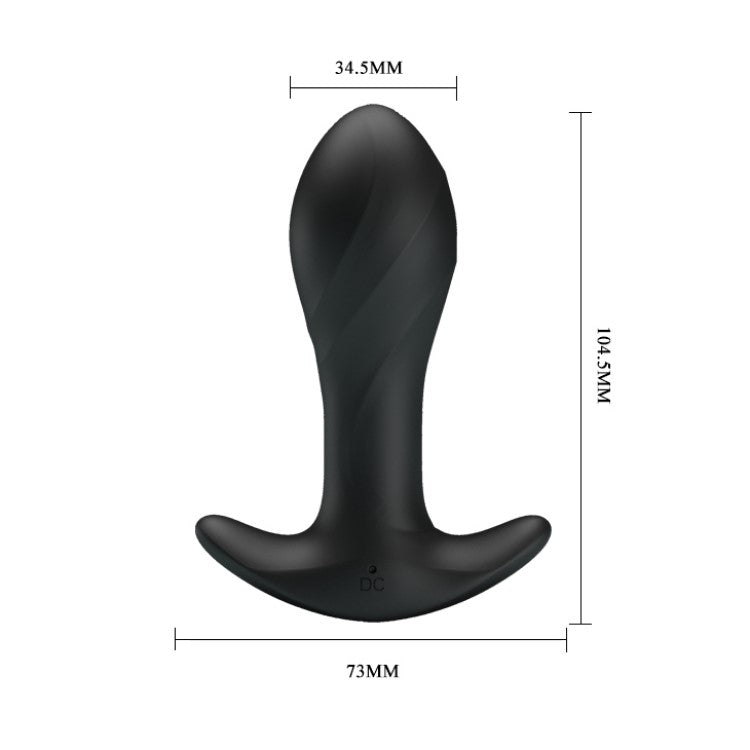 Dimensions for the Vibrating Anal Plug Massager | Pretty Love