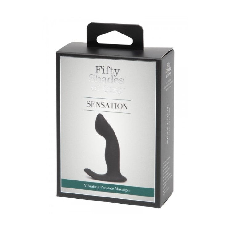Product packaging of Sensation Vibrating Prostate Massager | Fifty Shades