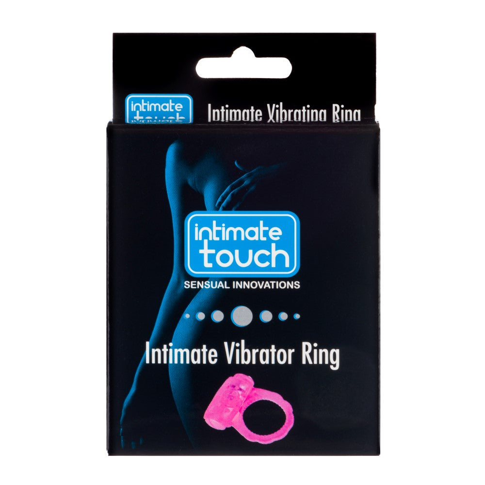 Vibrating Silicone Cock Ring Pink Intimate Touch