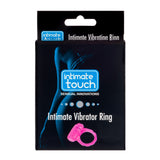 Front view of packaging for Intimate Vibrating Cock Ring | Intimate Touch